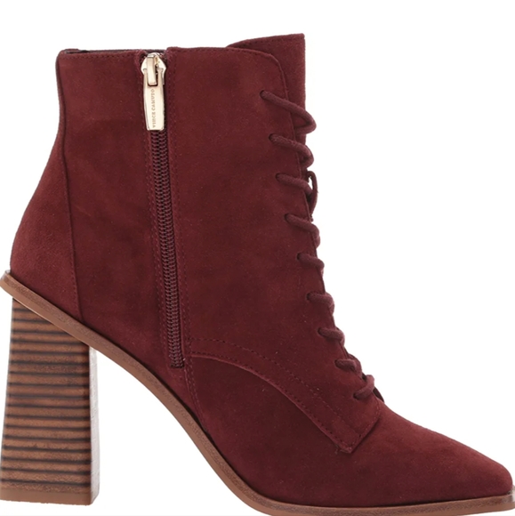 Vince Camuto Suede Lace Up Boots - Picture 2 of 9